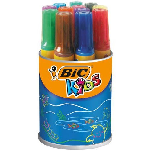Godet 12 maxi colour assortis - Image principale