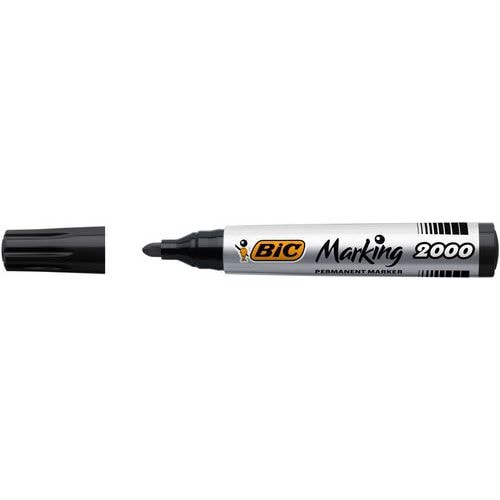 Marqueur permanent pointe ogive Bic - noir - Image principale