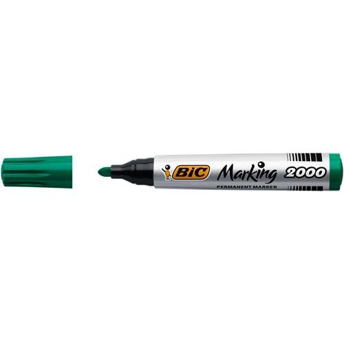 Marqueur permanent pointe ogive Bic - vert - Image principale