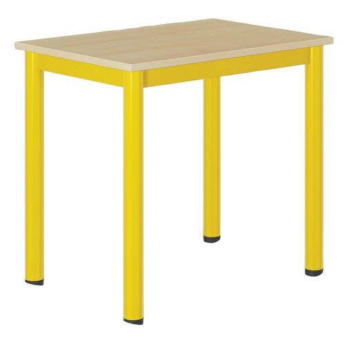 Table Carélie mobile 70 x 50 cm fixe méla hêtre chts polypropylène - Image principale
