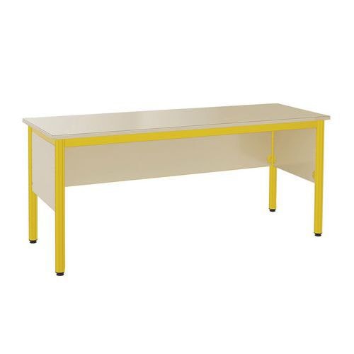 Chaire prof Nova 160 x 64 cm stratifié coquille d oeuf Mobidecor - Image principale