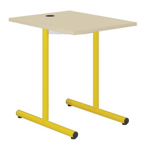 Table informatique Hubbe prof 80 cm T6 stra chants polypro- Mobidecor - Image principale
