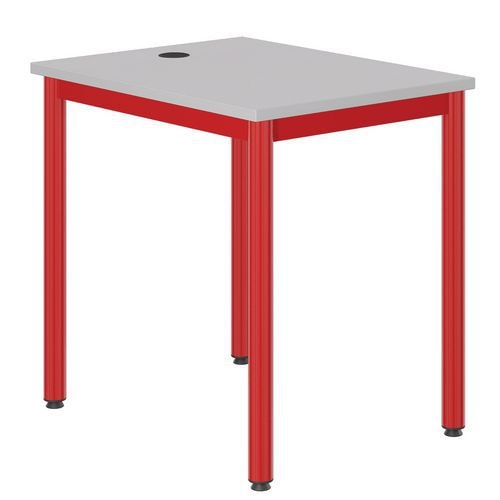Table Info prof 80 cm T6 mélaminé chants polypropylène - Mobidecor - Image principale
