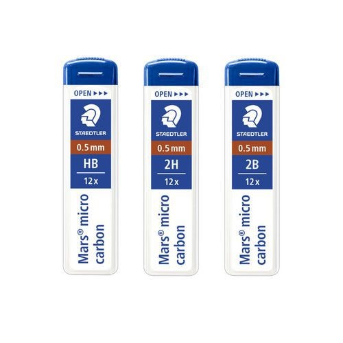Etui 12 mines pour porte-mines 0,5 mm - Staedtler - Image principale