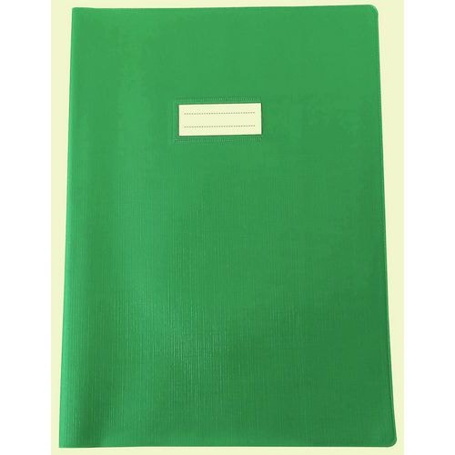 Protège-cahier A4 plastique épais épaisseur: 20/100e - Vert - Image principale