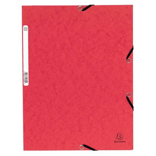 Chemise élastique et rabats A4 Rouge - Image principale