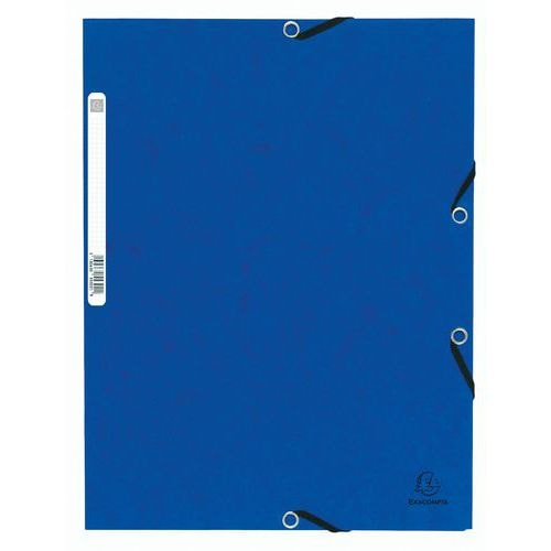 Chemise élastique et rabats A4 Bleu - Image principale
