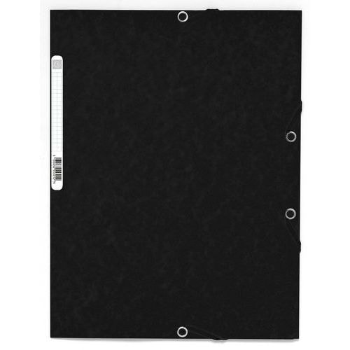 Chemise à élastique à rabats A4 noir - Image principale