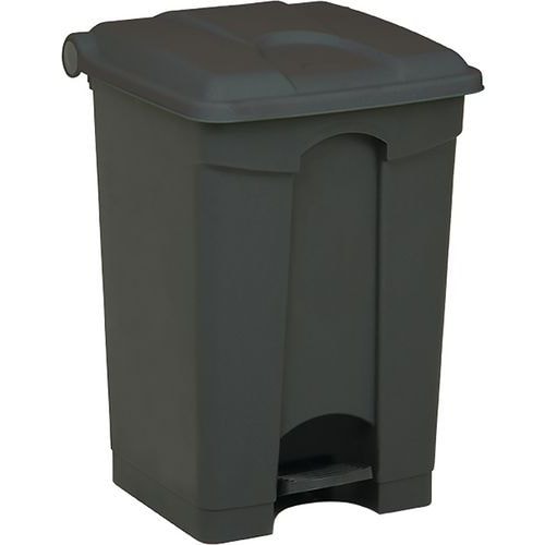 Poubelle plastique agroalimentaire 70 L gris - Image principale