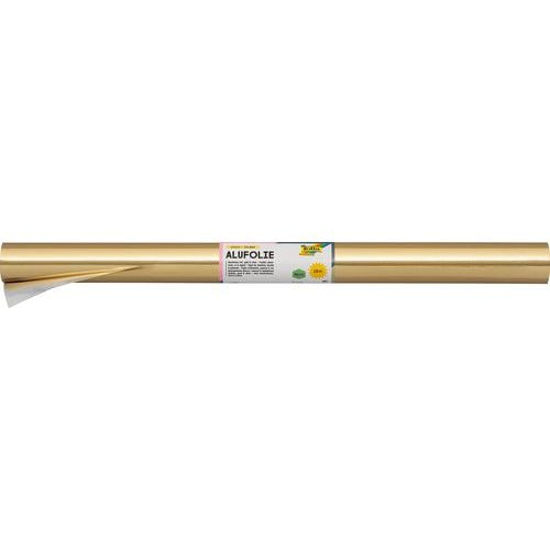 Rouleau papier aluminium double face 0,50 x 10 m - argent / or - Image principale