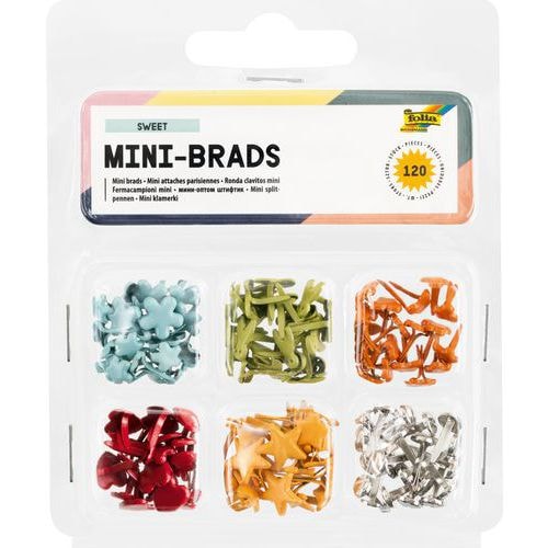 Boite 120 attaches parisiennes fantaisie 10 mm - Image principale