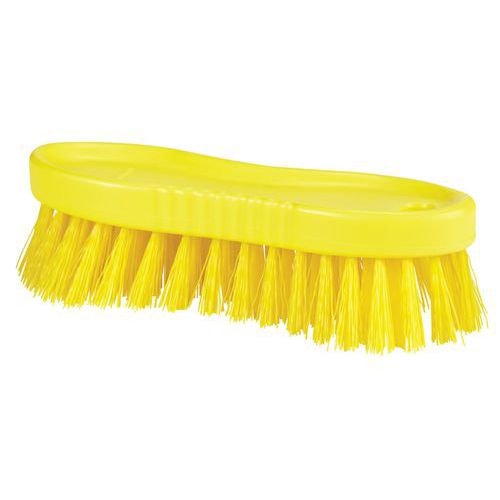 Lot de 10 Brosse papillon, 170 mm, dur, jaune - Image principale
