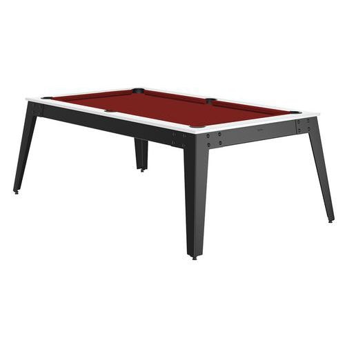 Billard Steel cadre blanc - pieds gris Rene Pierre - Image principale