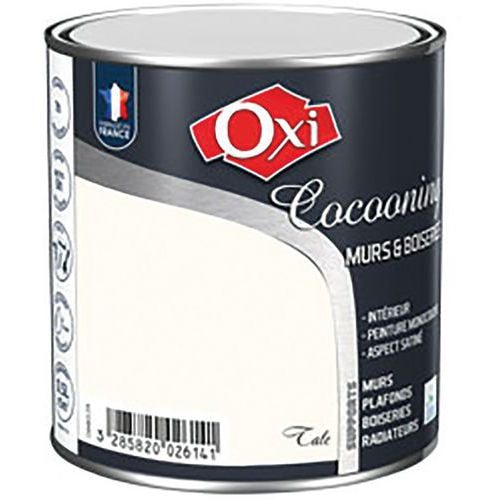Lot de 2 Murs en bois satiné talc 50cl - Image principale