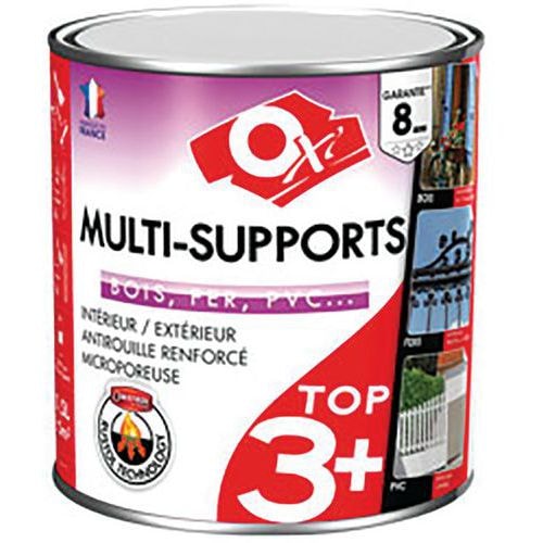 Peinture top 3 satiné finition vert jardin de 500 ml - Image principale