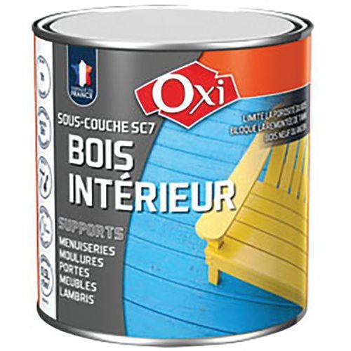 Lot de 3 Sous couche de 500 ml pour bois intérieur finition blanc - Image principale