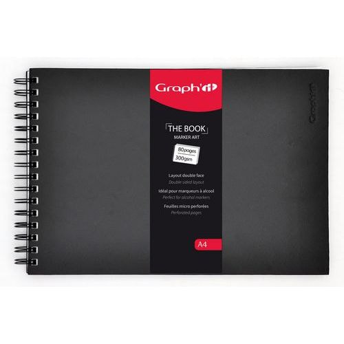 Carnet papier layout 300g Graph'it artbook double face A4 - Image principale