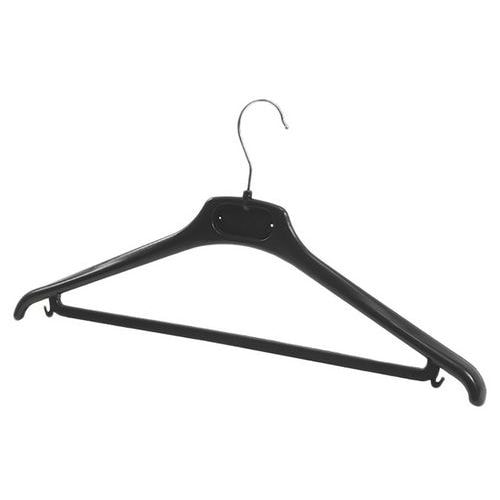 Lot de 20 Cintres ABS avec barre noir - Image principale