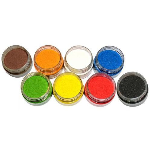 Assortiment 8 salières 100g sable coloré couleurs vitaminées - Image principale