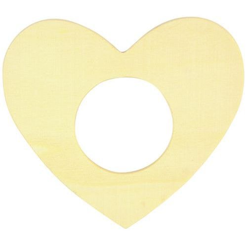 Ronds serviette forme cœur x12 - Image principale