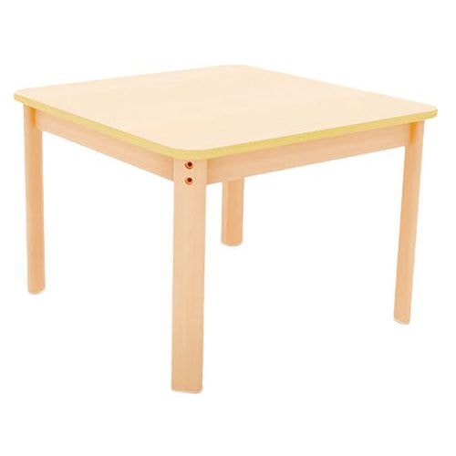 Table Ergo carrée T0 - hêtre/hêtre - Image principale