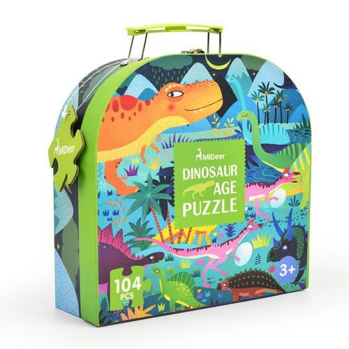 Valisette puzzle dinosaure - Image principale