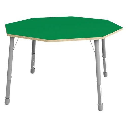 Table Eko octogonale ø 146 cm réglable T3 à T6 - vert - Image principale