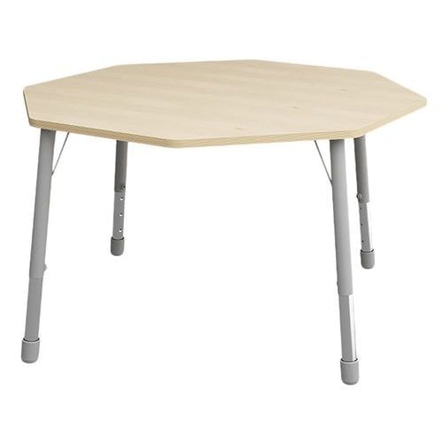 Table Eko octogonale ø 146 cm réglable T3 à T6 - bouleau - Image principale