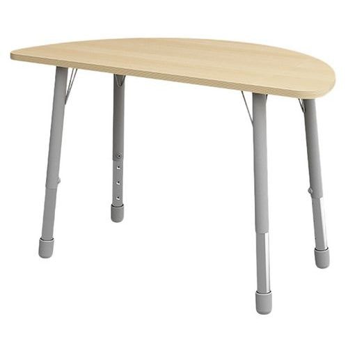Table Eko demi-ronde ø 138 x 69 cm réglable T1 à T3 - hêtre - Image principale