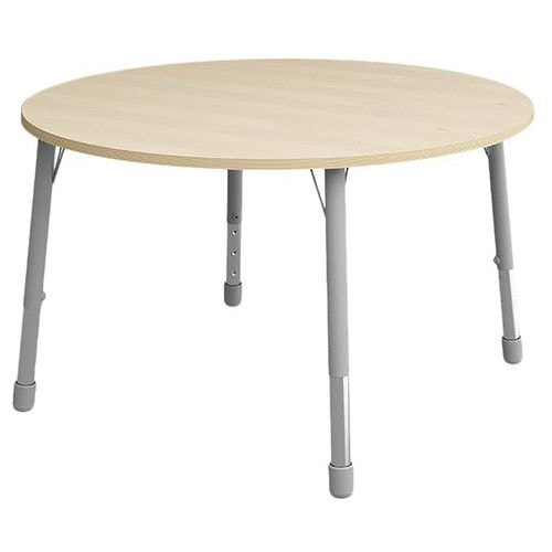 Table Eko ronde ø 136 cm réglable T1 à T3 - bouleau - Image principale