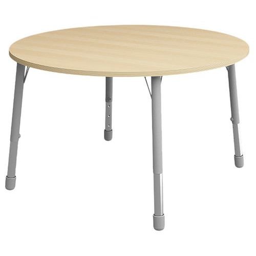 Table Eko ronde ø 136 cm réglable T3 à T6 - hêtre - Image principale