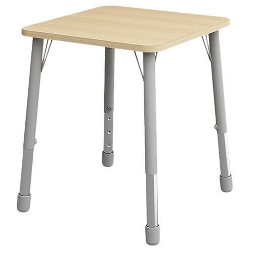 Table Eko carrée 69 x 69 cm réglable T1 à T3 - hêtre - Image principale
