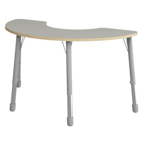 Table Eko haricot 146 x 68 cm réglable T1 à T3 - gris - Image principale