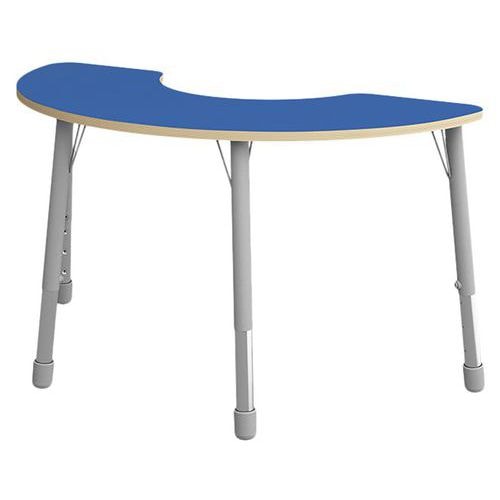 Table Eko haricot 146 x 68 cm réglable T3 à T6 - bleu - Image principale