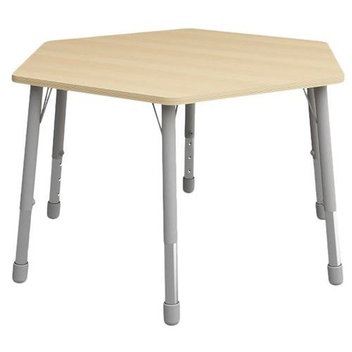 Table Eko hexagonale ø 140 cm réglable T1 à T3 - hêtre - Image principale