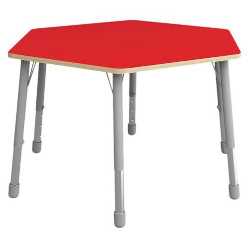 Table Eko hexagonale réglable T3 à T6 - Image principale