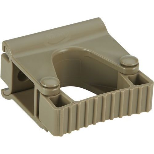 Lot de 5 Support mural hygiénique - Clip Grip - 8,3cm - Marron - Image principale