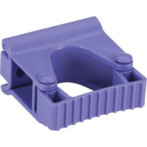 Lot de 5 Support mural hygiénique - Clip Grip - 8,3cm - Violet - Image principale