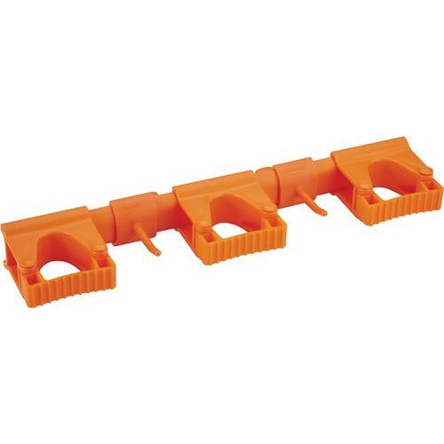 Lot de 5 Support Mural Hygiénique Hi-Flex - 42cm - Orange - Image principale