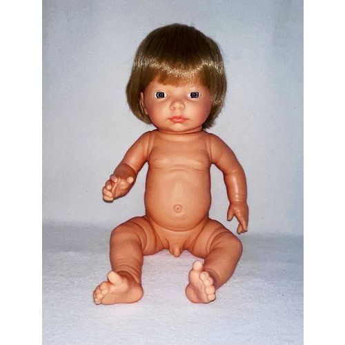Bébé européen garçon avec cheveux - Image principale