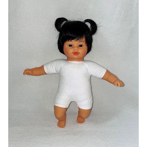 Bébé asiatique fille corps souple avec cheveux - Image principale