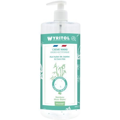Lot de 12 Crème mains hydroalcoolique - Bambou Musc Blanc - Image principale