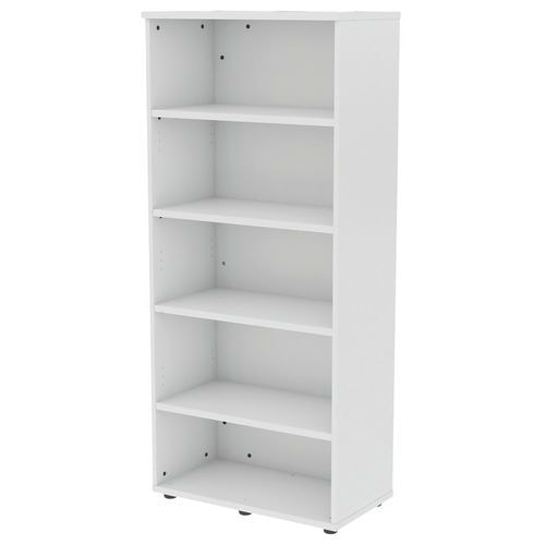 Bibliothèque 80 x 45 ht 180 cm Blanc - Image principale