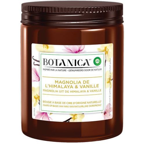 Lot de 6 Bougies parfumantes botanica vanille & magnolia 205 g - Image principale