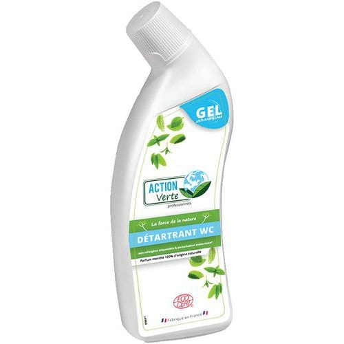 Lot de 12 Détartrant gel WC menthe Ecocert flacons de 750ml (x12) - Image principale