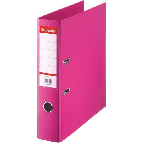 Lot de 10 Classeur à levier polypropylène 75 mm - Fuchsia - Esselte - Image principale