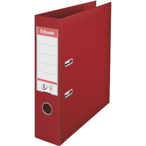 Lot de 10 Classeur levier N1 Power dos 75mm - bordeaux- Esselte - Image principale