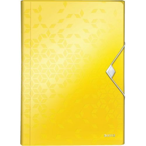 Lot de 5 Classeur ménager  Wow - jaune-  Leitz - Image principale