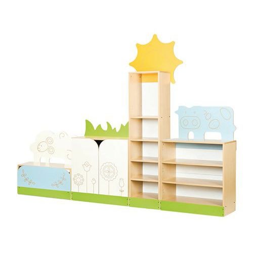 Ensemble de meubles de rangement 287 x 166 x 38 cm - ferme - Image principale