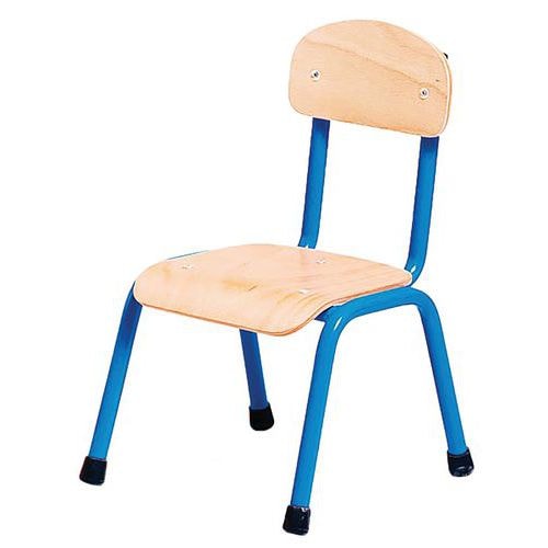 Chaise Karolek T0 bouleau/bleu - Image principale